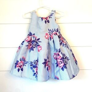 NWOT Cynthia rowley Floral Striped Kids Dress (size 24 M)